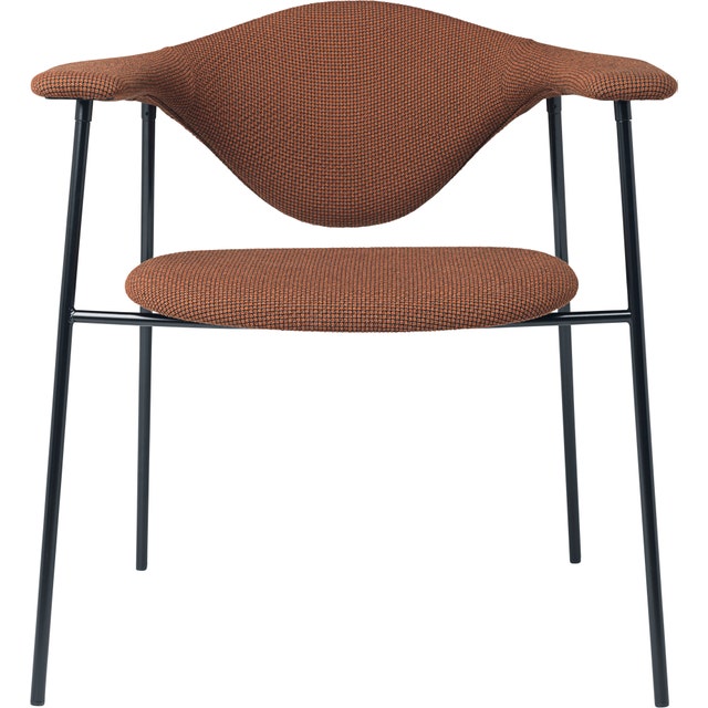 GUBI Masculo 4 Leg Dining Chair - Fully Upholstered