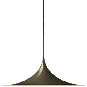 CLEARANCE GUBI Semi Pendant Lamp, Small, Semi Pendant Base, Dark Cocoa Glossy FInish