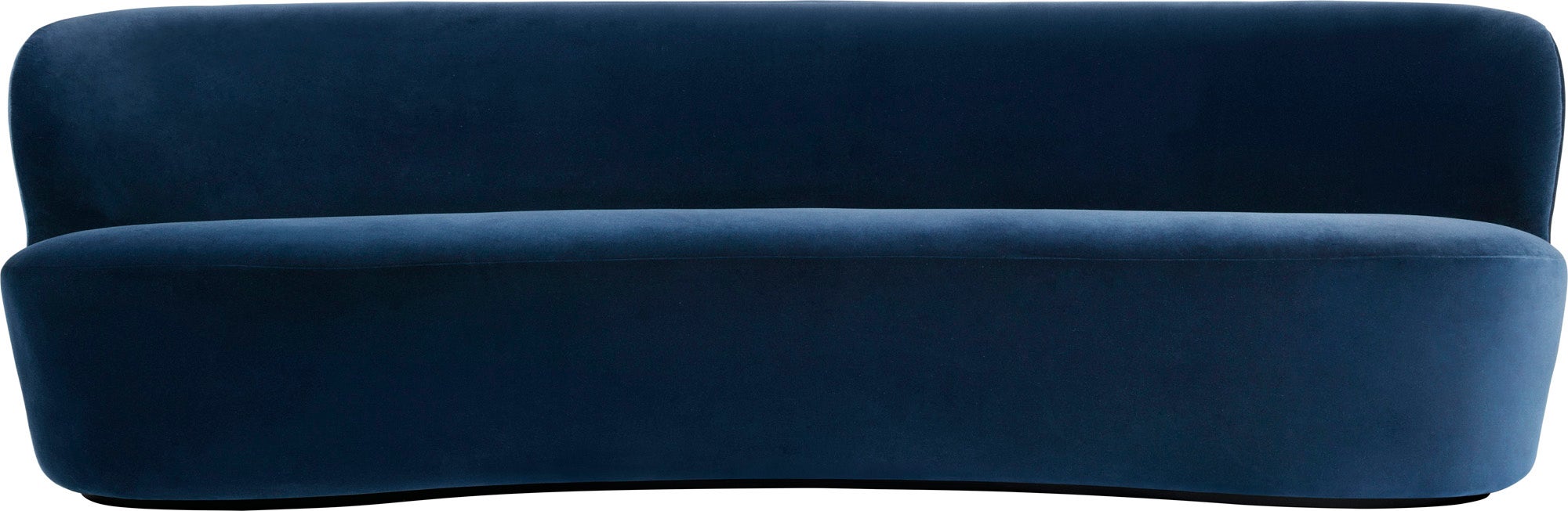 GUBI Stay Black Base Oval Sofa