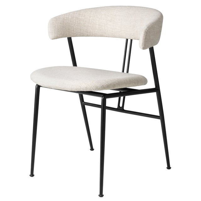 GUBI Violin Dining Chair - Fully Upholstered