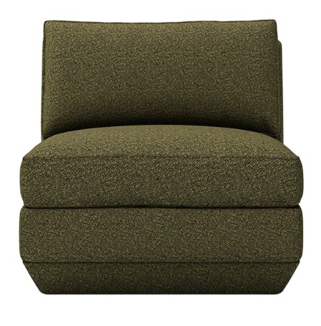 Gus* Modern Podium Sectional - Armless