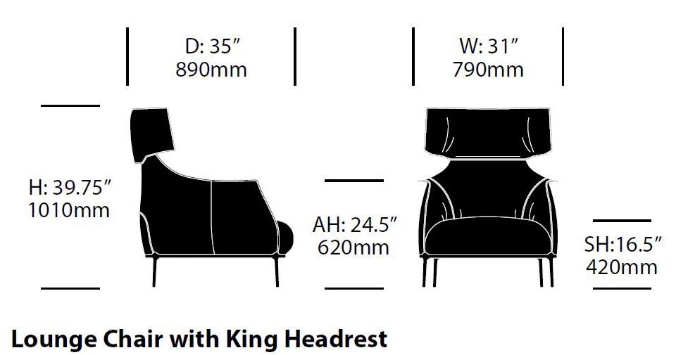 Poltrona Frau Archibald Lounge Chair