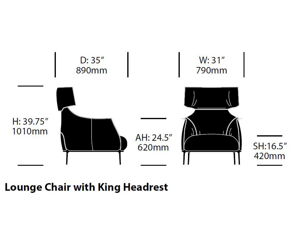 Poltrona Frau Archibald Lounge Chair - Main Image