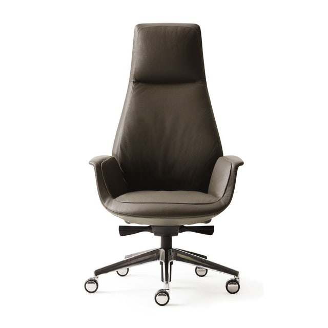 Poltrona Frau Downtown High Back President Chair