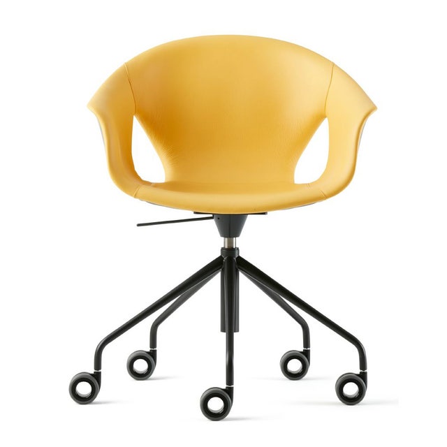 Poltrona Frau Ginger Ale Conference Chair with Five Casters