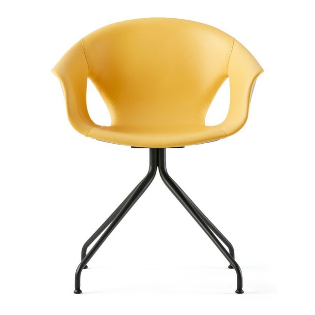 Poltrona Frau Ginger Ale Side Chair with Four Angled Legs