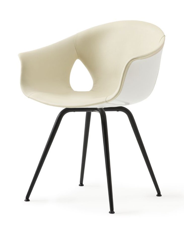 Poltrona Frau Ginger Ale Side Chair with Four Legs