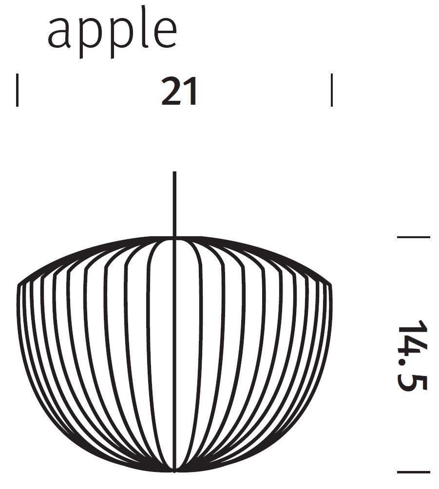 Herman Miller Nelson Apple Bubble Pendant Lamp