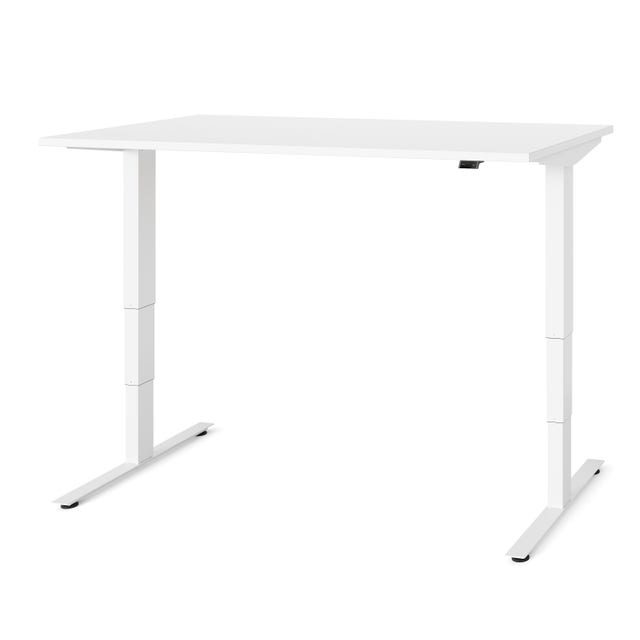 Herman Miller Nevi Sit-to-Stand Rectangular Table with T-Foot
