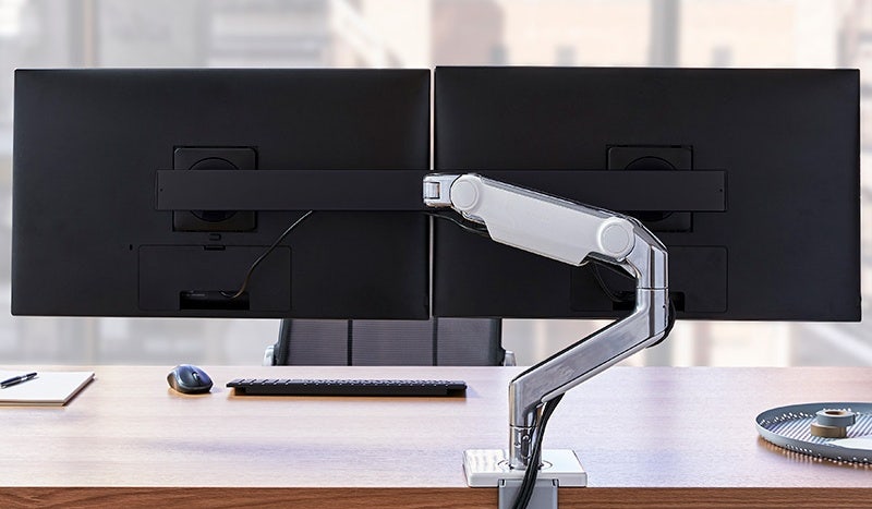 Humanscale M8.1 Monitor Arm - Dual Monitor (Quickship)