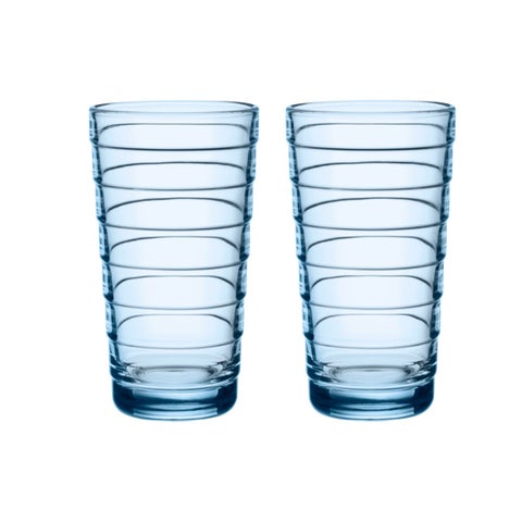 CLEARANCE Iittala Aino Aalto Tumblers (Set of 2) 7.75 oz, Aqua