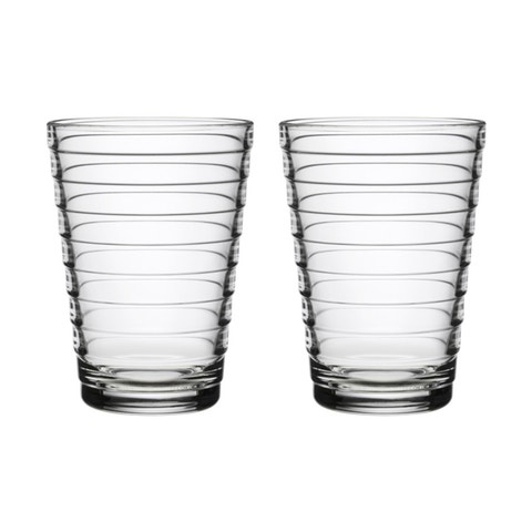 CLEARANCE Iittala Aino Aalto Tumblers (Set of 2) 11 oz, Clear