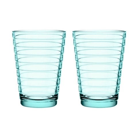 CLEARANCE Iittala Aino Aalto Tumblers (Set of 2) 11 oz, Water Green