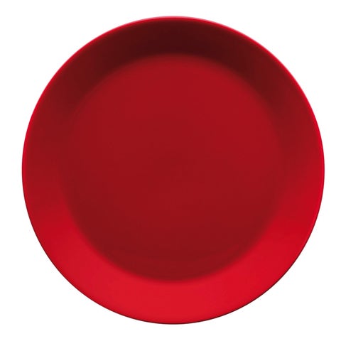 Iittala Teema Bread and Butter Saucer Holiday Red