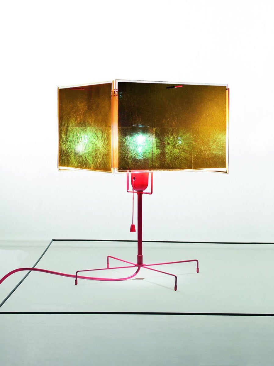 Ingo Maurer 24 Karat Blau Table Lamp
