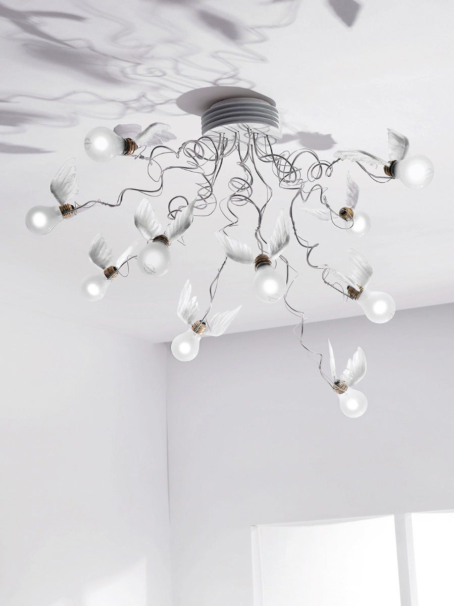 Ingo Maurer Birdie's Nest Ceiling Lamp
