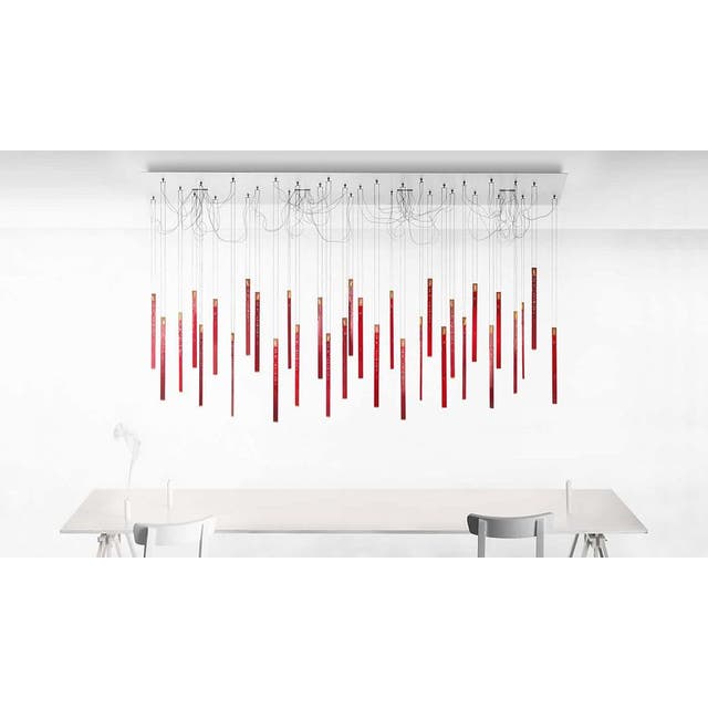 Ingo Maurer Flying Flames Element Pendant Lamp