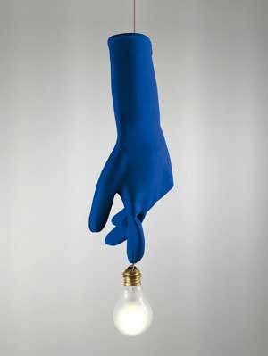 Ingo Maurer Blue Luzy Pendant Lamp