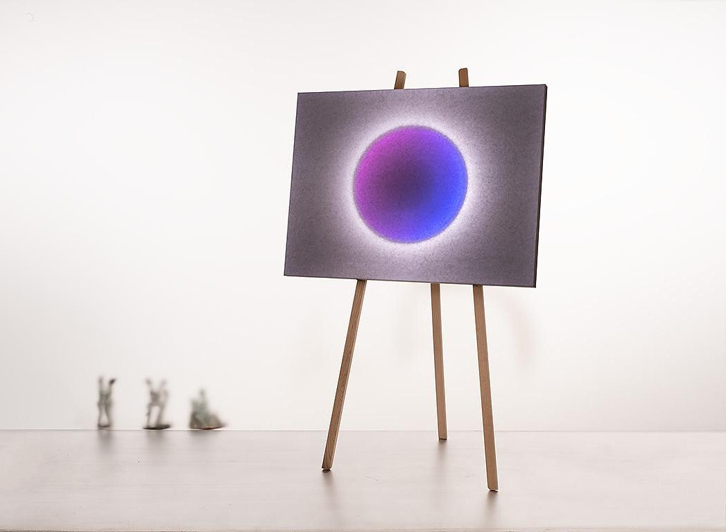 Ingo Maurer Moodmoon Framed Floor Lamp