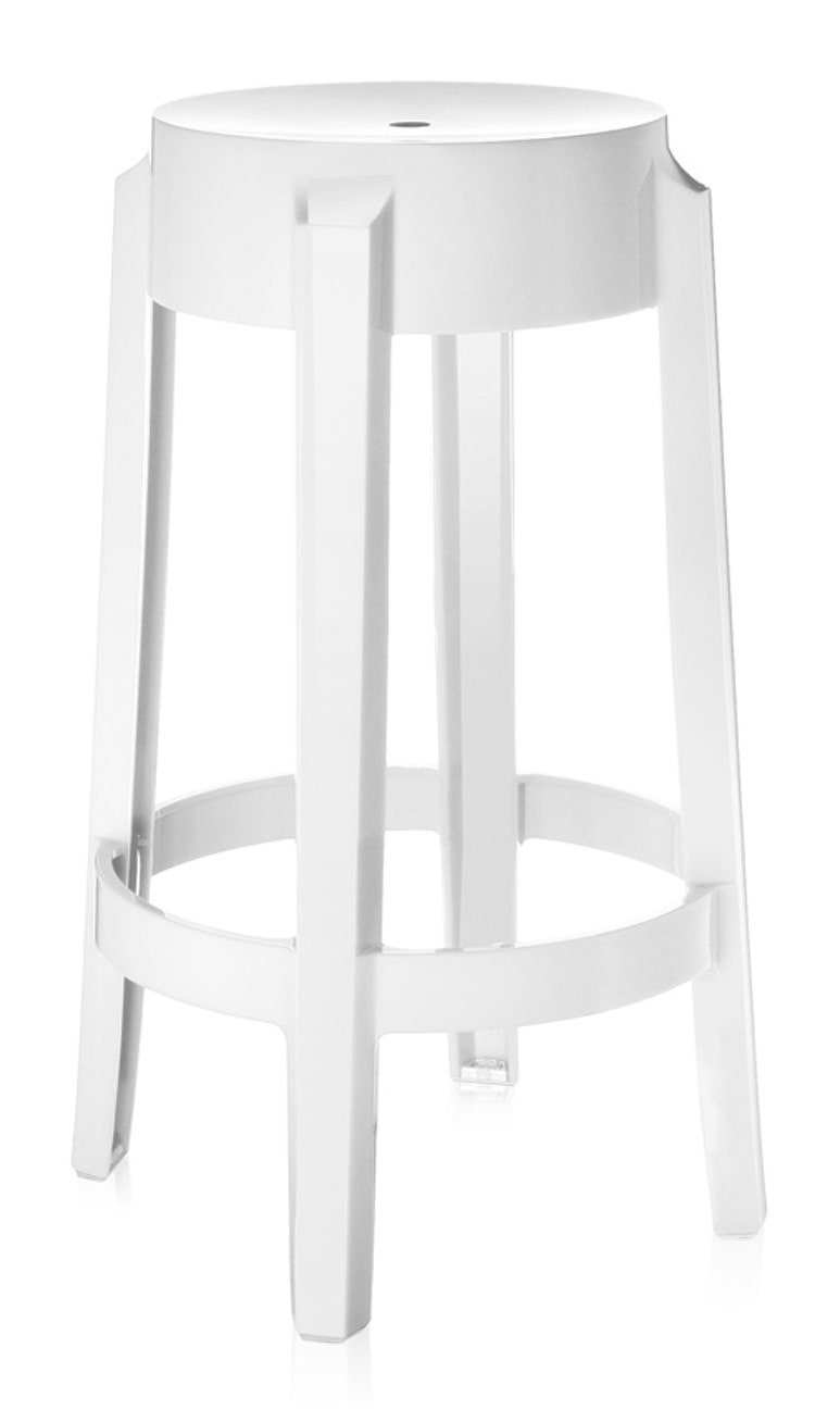 K☆1155 Kartell スツール CHARLES GHOST Kartell Charles Ghost Stool (Priced Each, Sold in Sets of 2)