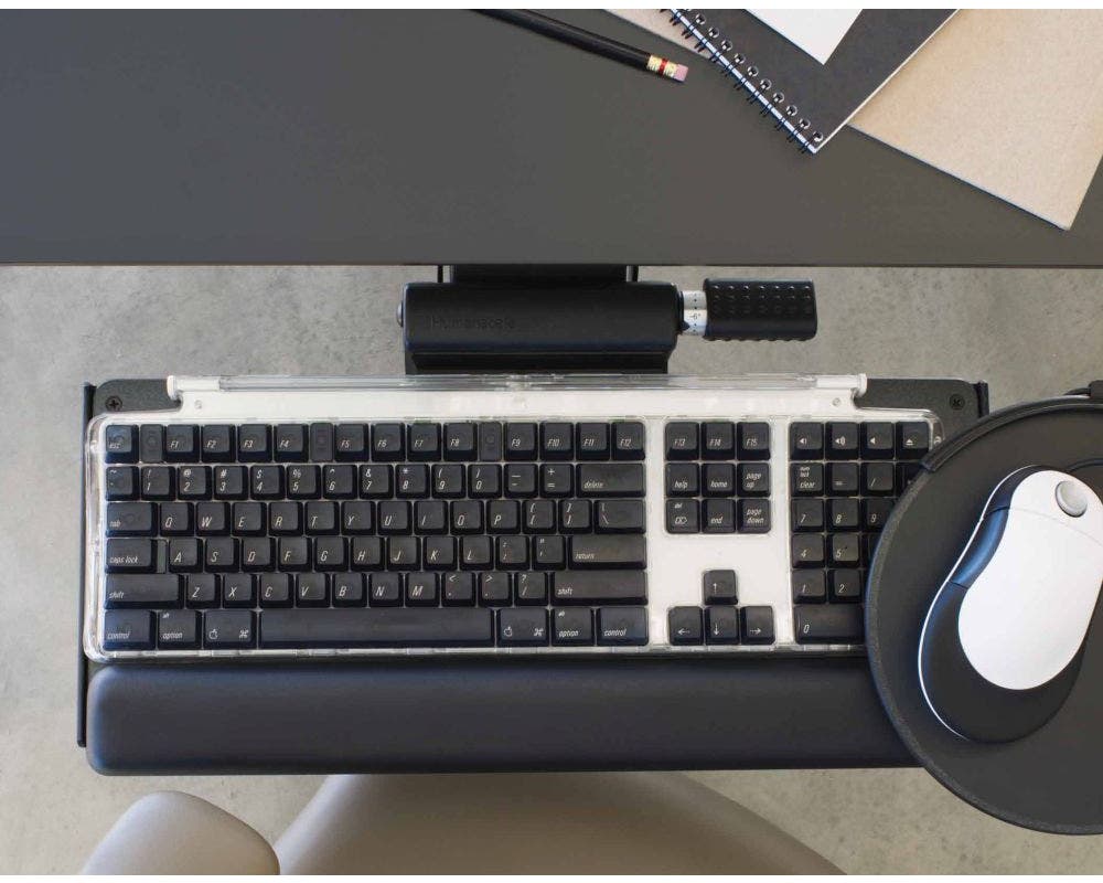 Humanscale Table Control Humanscale 6F Keyboard Tray for Height Adjustable Tables - Black