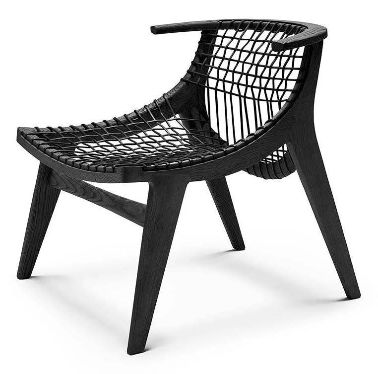 Knoll Klismos Lounge Chair