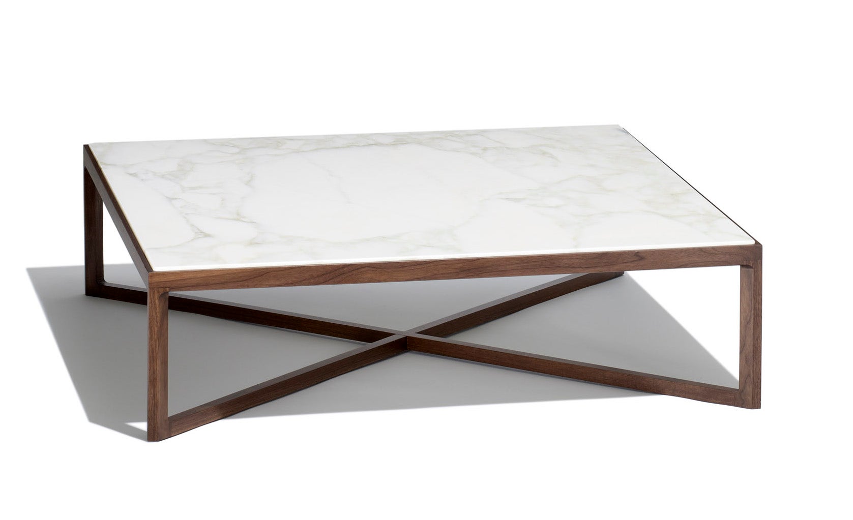 【cornice】COFFEE TABLE Wisfor Sintered Stone Coffee Table: Black Sofa Center Table