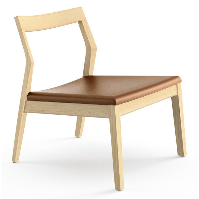 Knoll Marc Krusin Lounge Chair Armless Upholstered