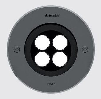 Artemide Ego 150 Drive Over Round Recessed Floor Lamp