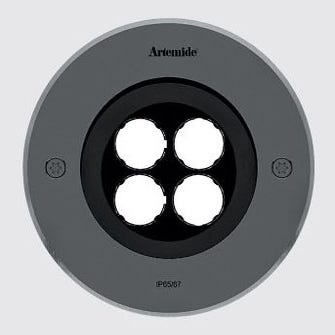 Artemide Ego 150 Drive Over Round Recessed Floor Lamp