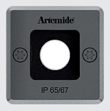 Artemide Ego 55 Drive Over Square Recessed Floor Lamp