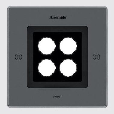 Artemide Ego 150 Drive Over Square Recessed Floor Lamp