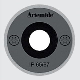 Artemide Ego 55 Drive Round Over Recessed Floor Lamp