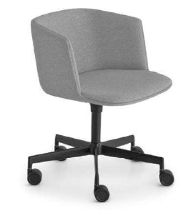 Lapalma Cut S185 Swivel Base Armchair - Fully Upholstered