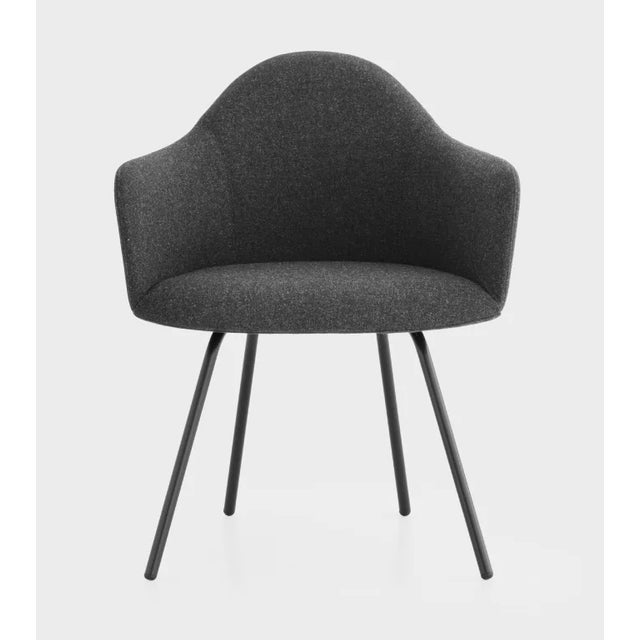 Lapalma Edit S571 Four Legged Metal Base Armchair