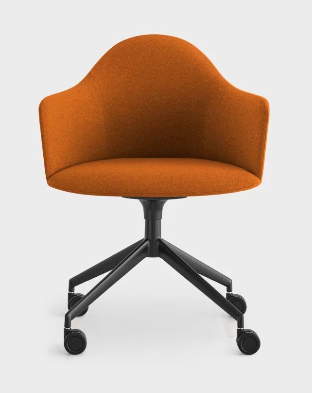 Lapalma Edit S573 Trestle Base Armchair with Castors