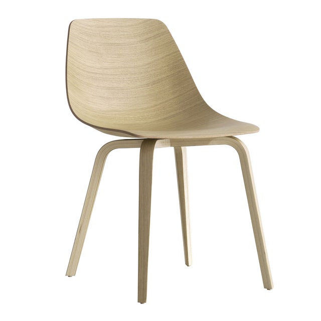 Lapalma Miunn S164 4 Leg Wood Base Chair