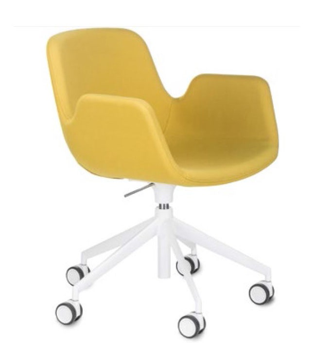 Lapalma Pass S136 Swivel Base Height Adjustable Lounge Armchair with Castors
