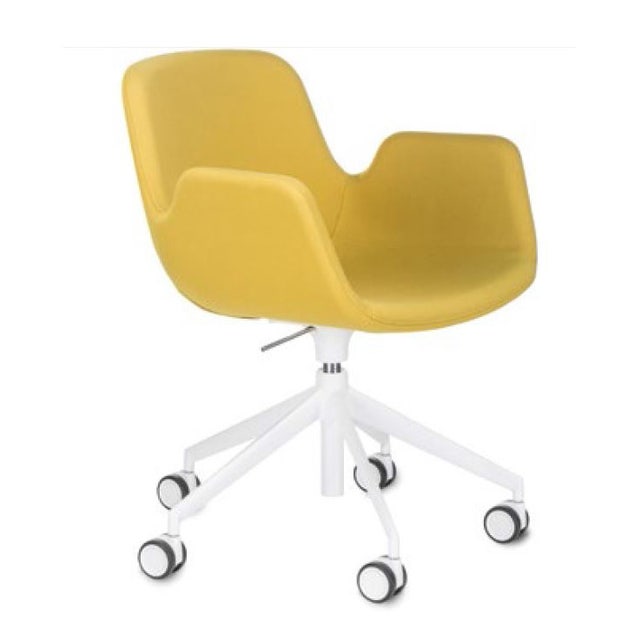 Lapalma Pass S136 Swivel Base Height Adjustable Lounge Armchair with Castors