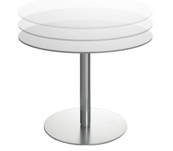 Lapalma Rondo 90 Adjustable Height Table