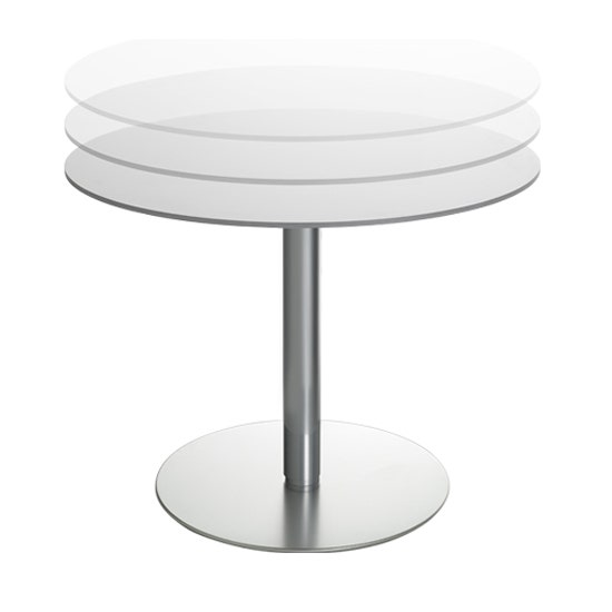 Lapalma Rondo 90 Adjustable Height Table