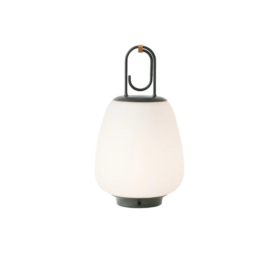 CLEARANCE &Tradition Lucca SC51 Outdoor Portable Lamp, Opal Glass, Moss Grey