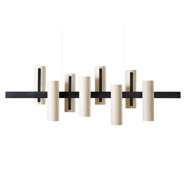 LZF Black Note Keys Suspension Lamp