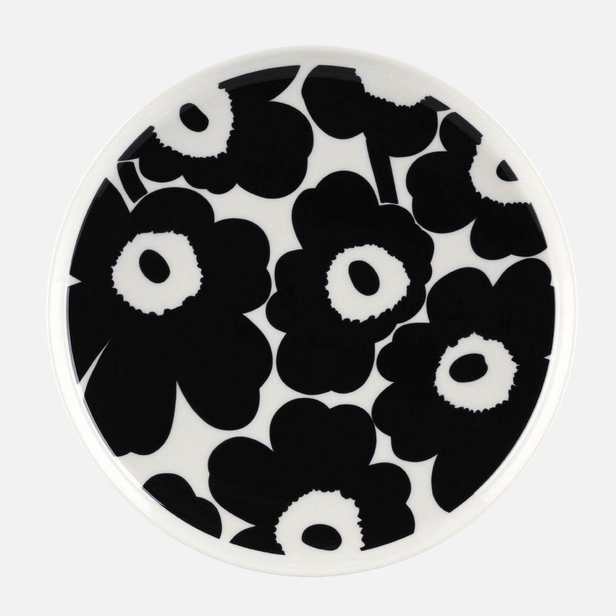 Marimekko Oiva / Unikko Plate - 25 cm