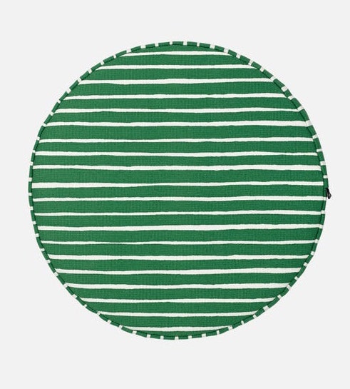 Marimekko Piccolo Seat Cushion - Green, White