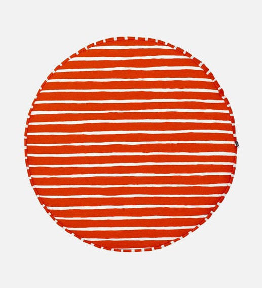 Marimekko Piccolo Seat Cushion - Red, White