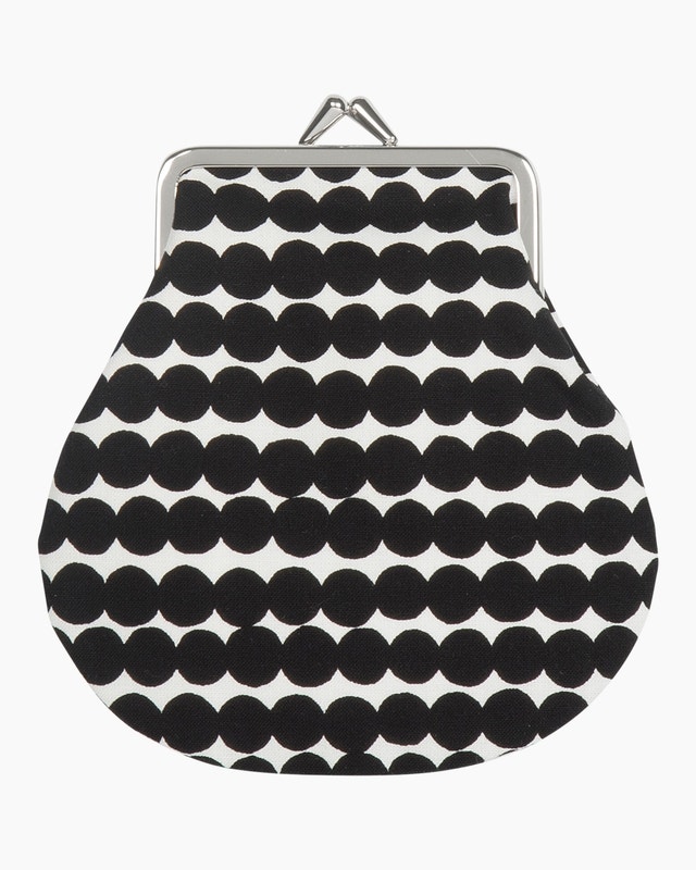 Marimekko Pieni Kukkaro Rasymatto Purse - White, Black