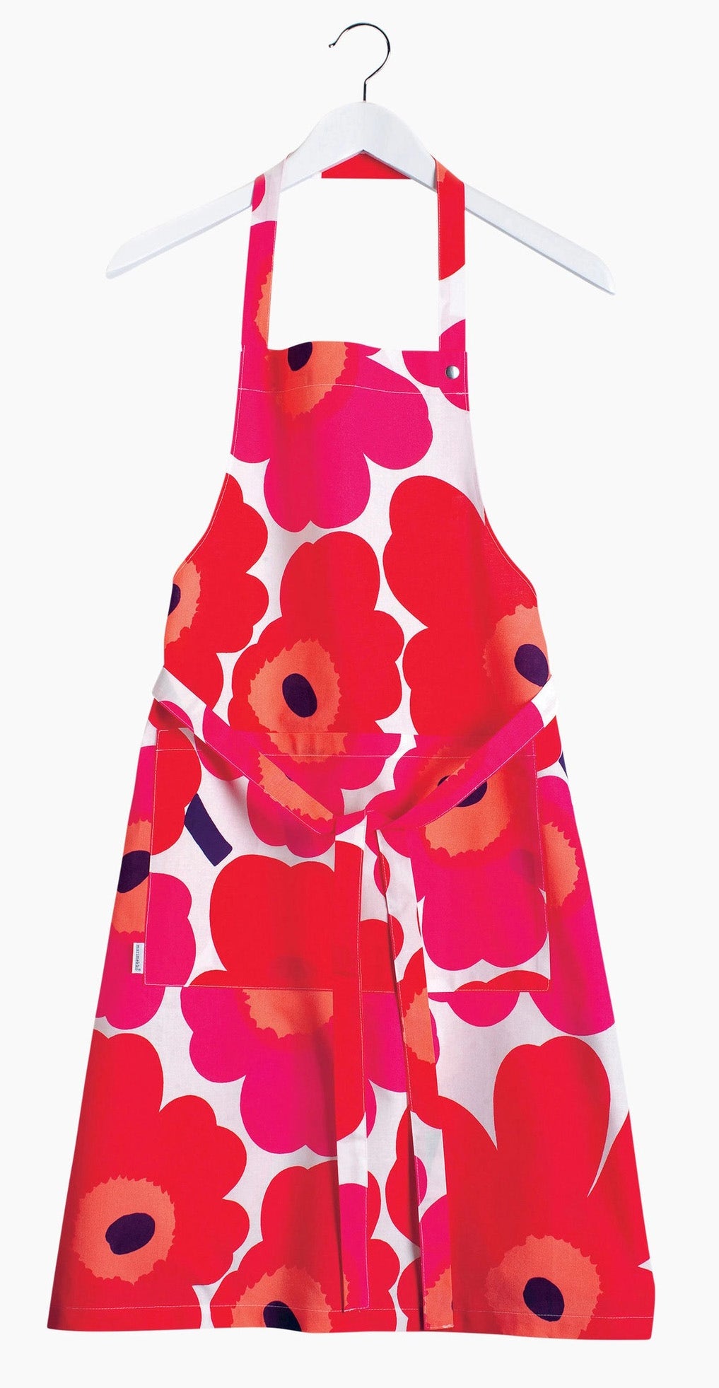 Marimekko Pieni Unikko Apron - White/Red