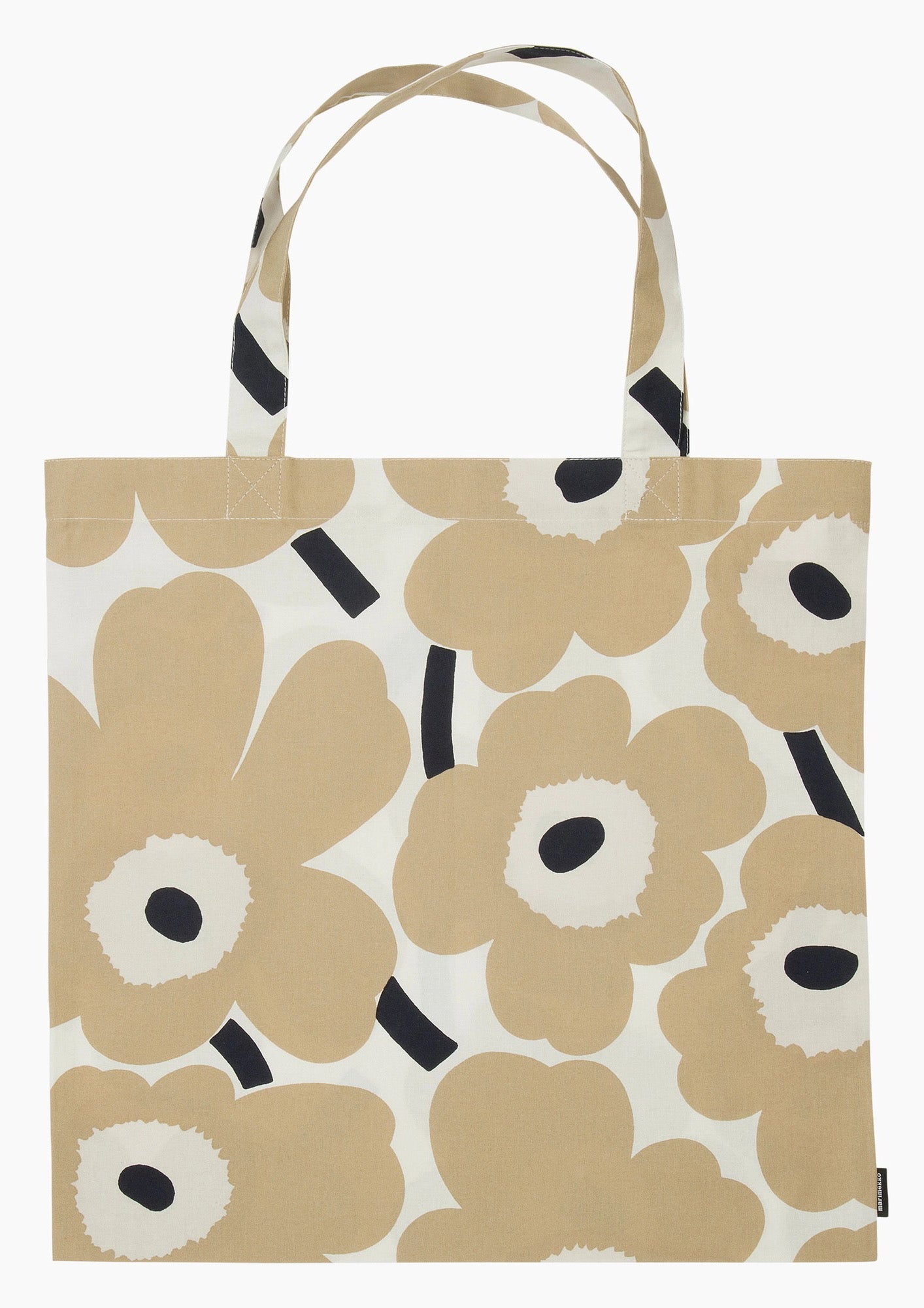 Marimekko Pieni Unikko Bag - Beige/Dark Blue/Off-White