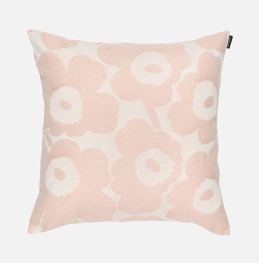 Marimekko Pieni Unikko Cushion Cover 47 x 47 cm - Off White, Pink